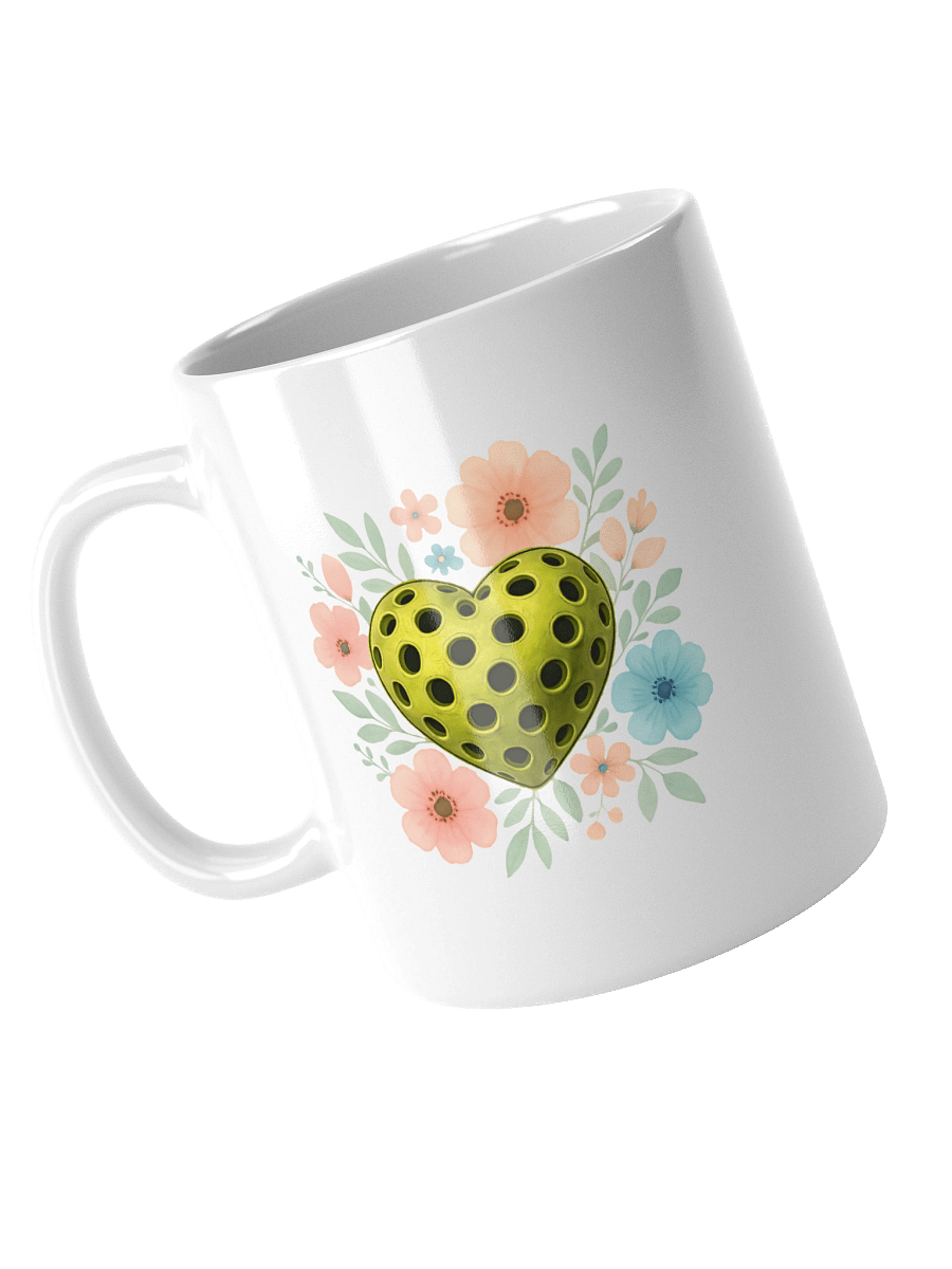 Pickleball Heart Flowers Floral Delight Mug product image (2)