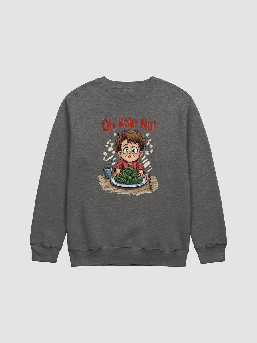 Oh Kale No! Distressed Cartoon Crewneck Sweatshirt product image (3)