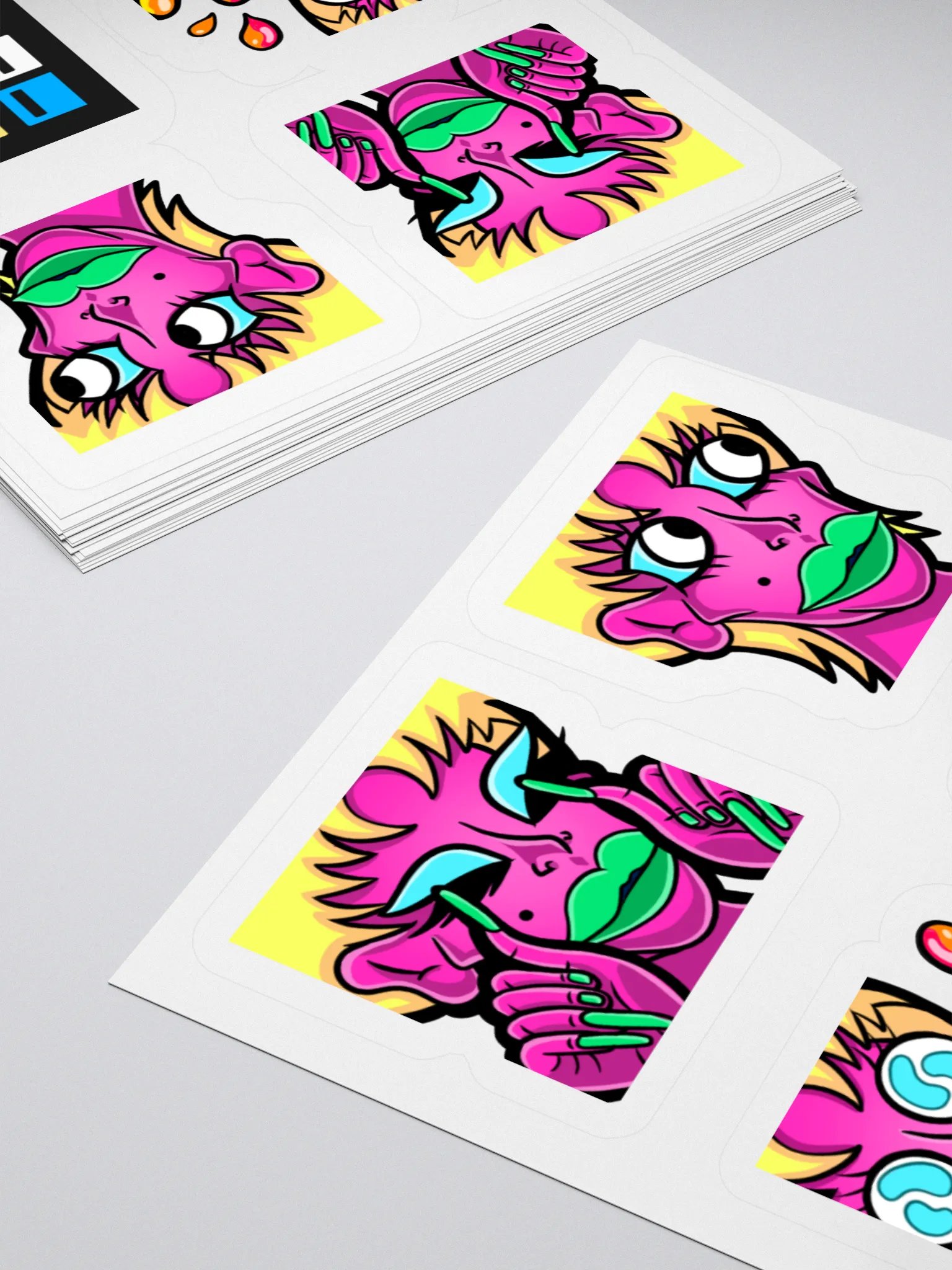 Ralph Emote Sticker Sheet product image (11)