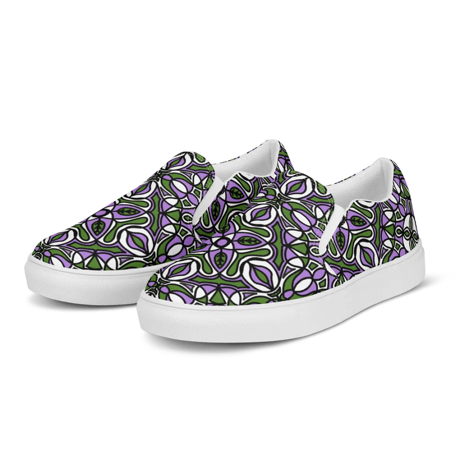 Mens Slip On Canvas - Gender Queer Abstract product image (2)