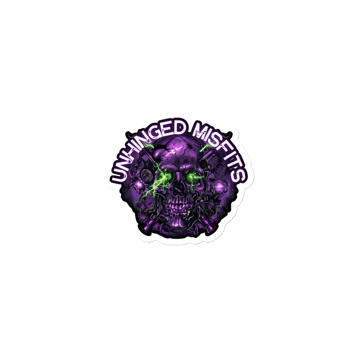 Unhinged Misfits Skull Logo Die-Cut Magnet product image (1)
