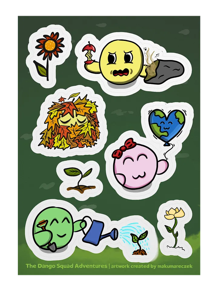 Earth Day Set - Kiss Cut Sticker Sheet product image (1)