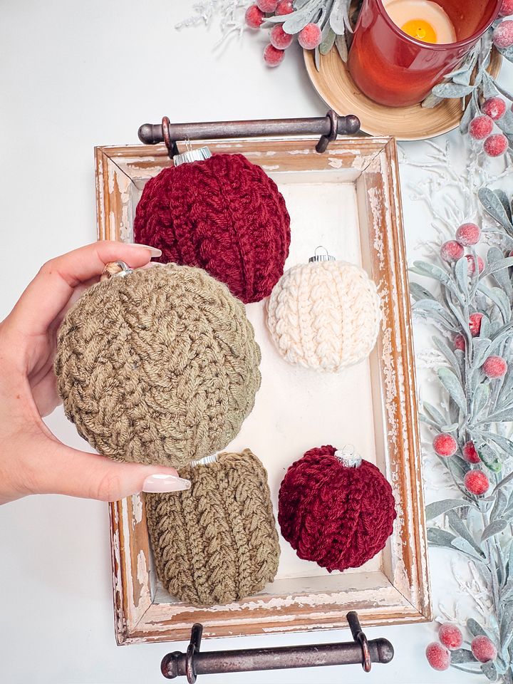 Snowy Wheat Crochet Ornament Pattern product image (1)