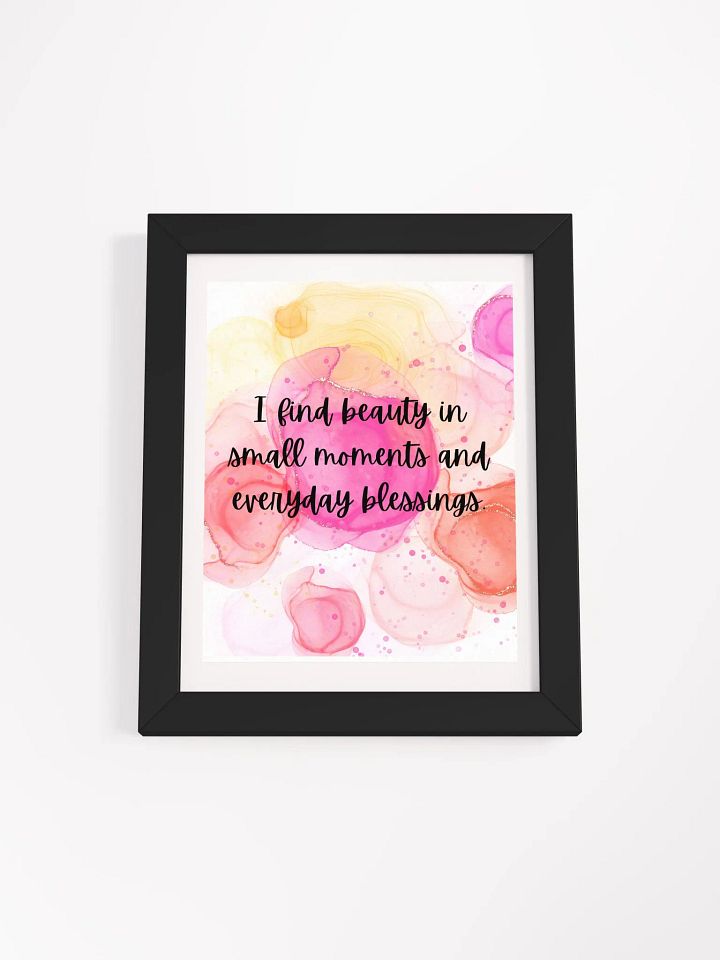 Beauty in Small Moments Wall Art product image (2)
