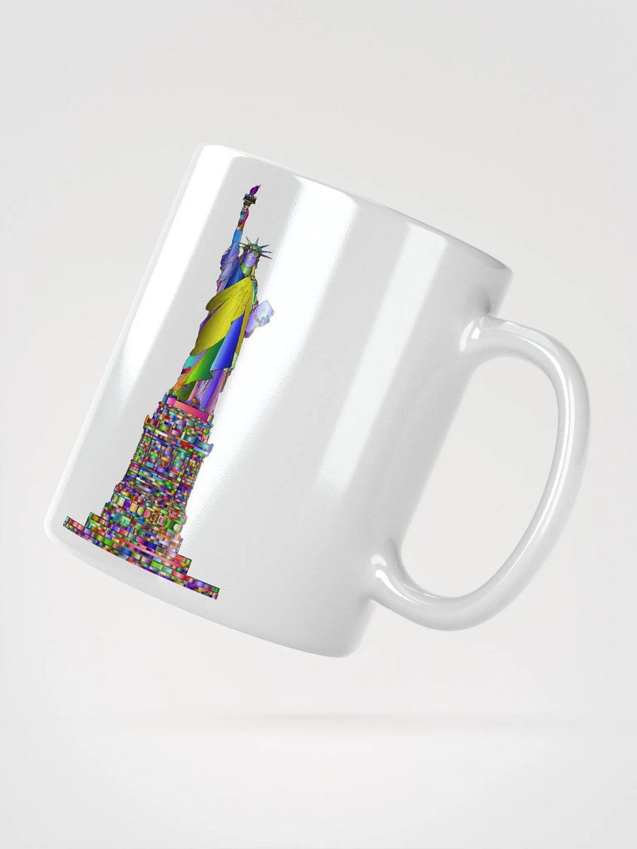 Statue of Liberty -White Glossy Coffee mug product image (3)