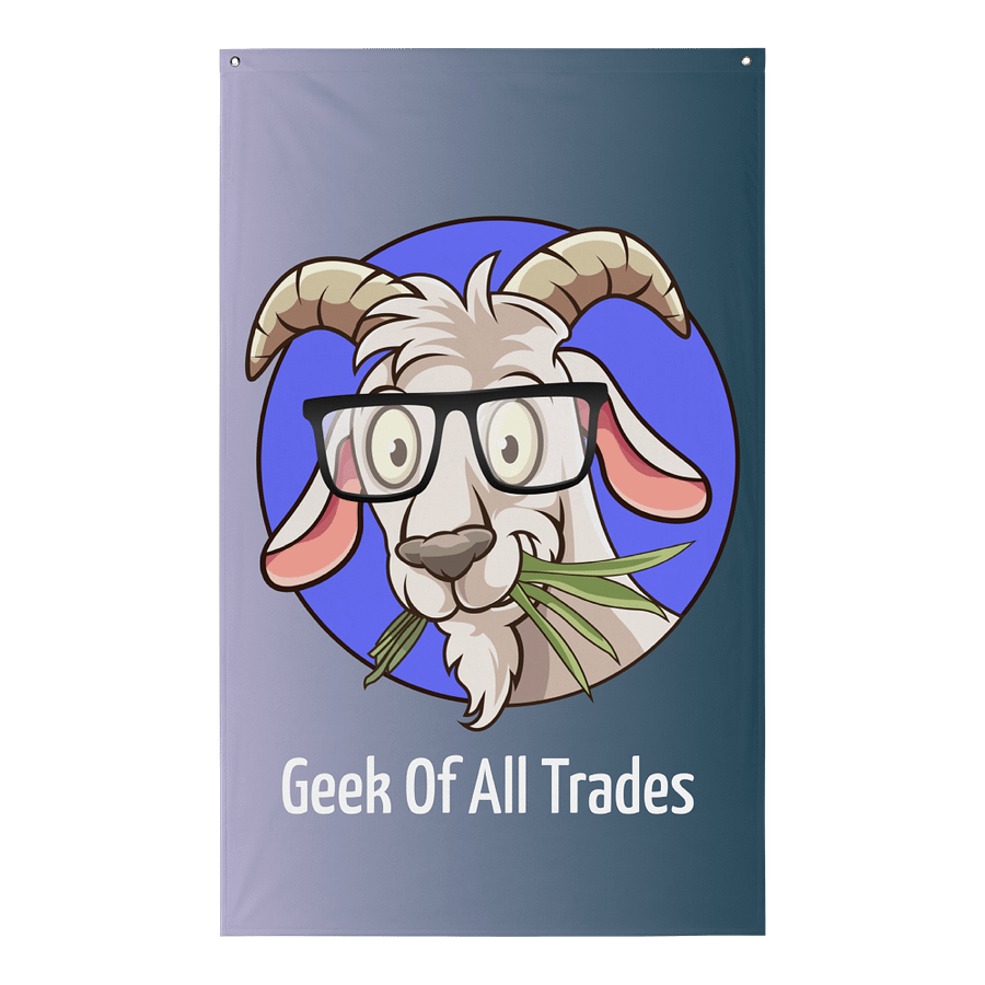 Geek Of All Trades Flag product image (1)