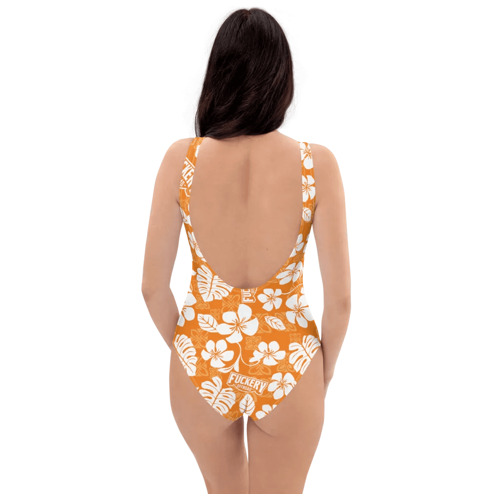 Fuckers Offroad Ladies Hawaiian Swinsuit - Orange product image (9)