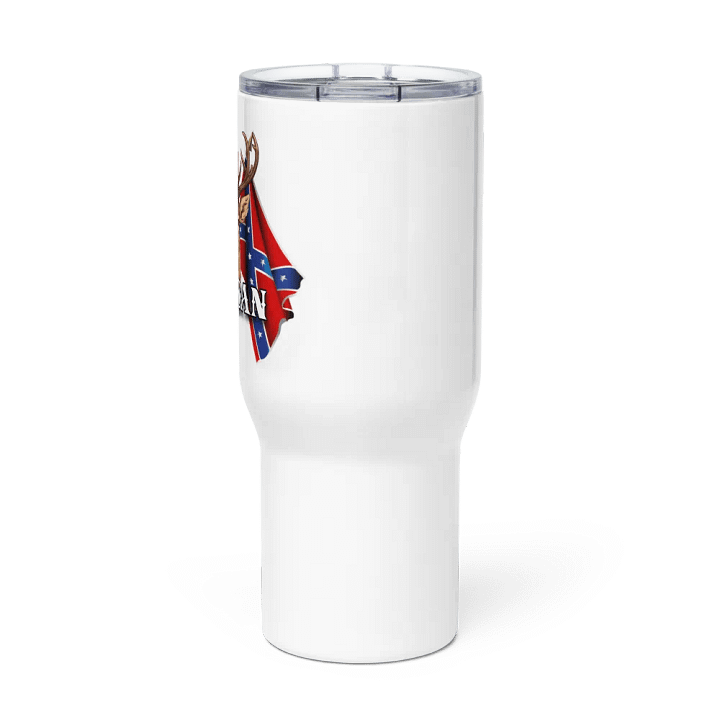 "Duncan" Rebel Redneck Deer - Travel Mug w/ Handle product image (3)