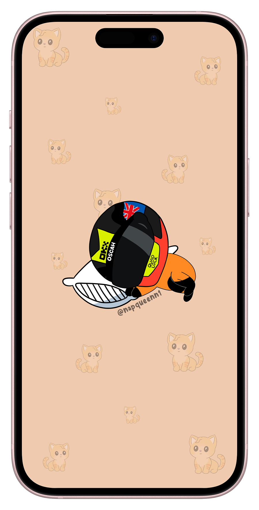 Sleeping Mini Oscar - Phone Wallpaper (Updated) product image (1)