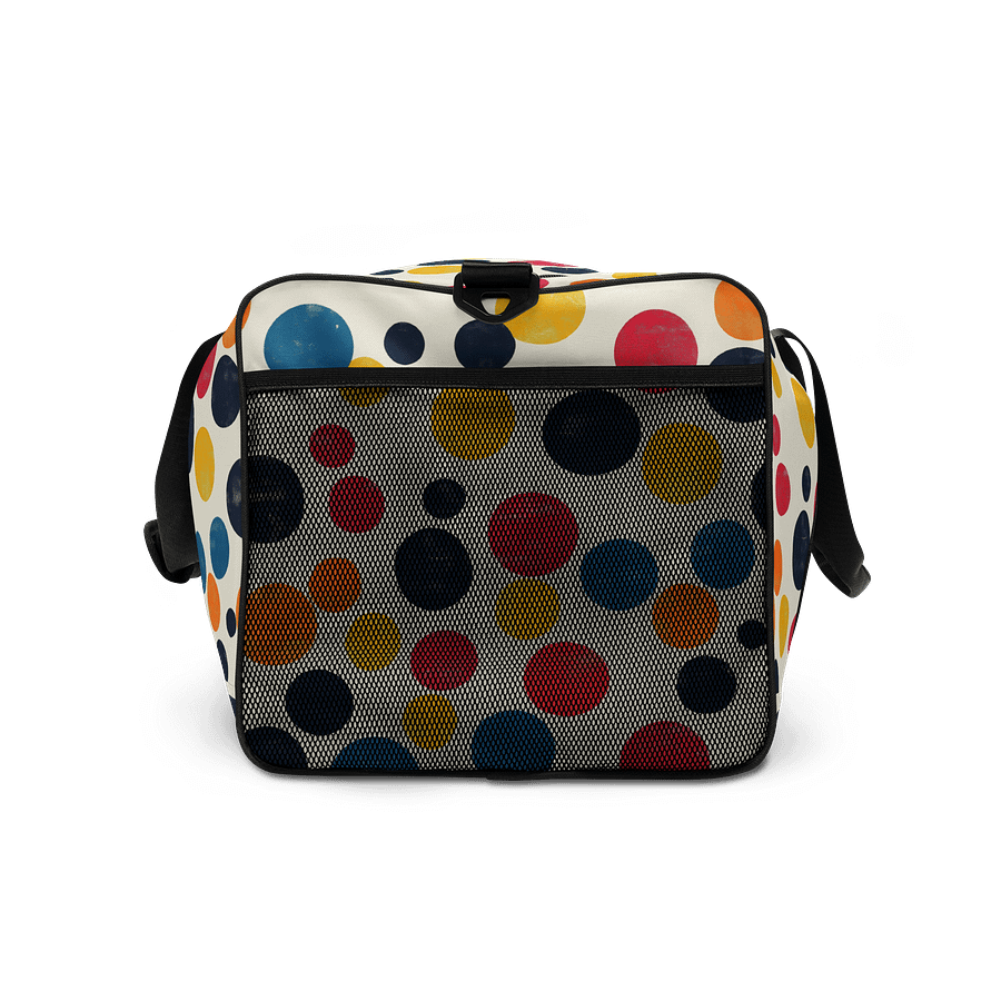 Polka Dot Illusion Vintage Retro Duffle Bag product image (8)