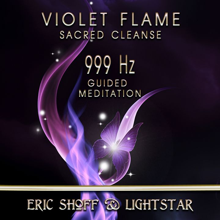 999 Hz Violet Flame Celestial Sacred Cleanse Guided Meditation product image (1)