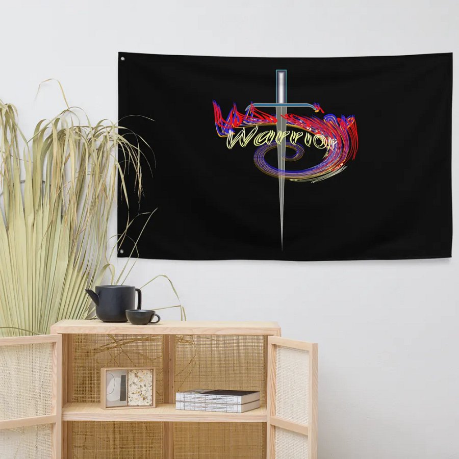 Warrior - Black - Flag product image (7)
