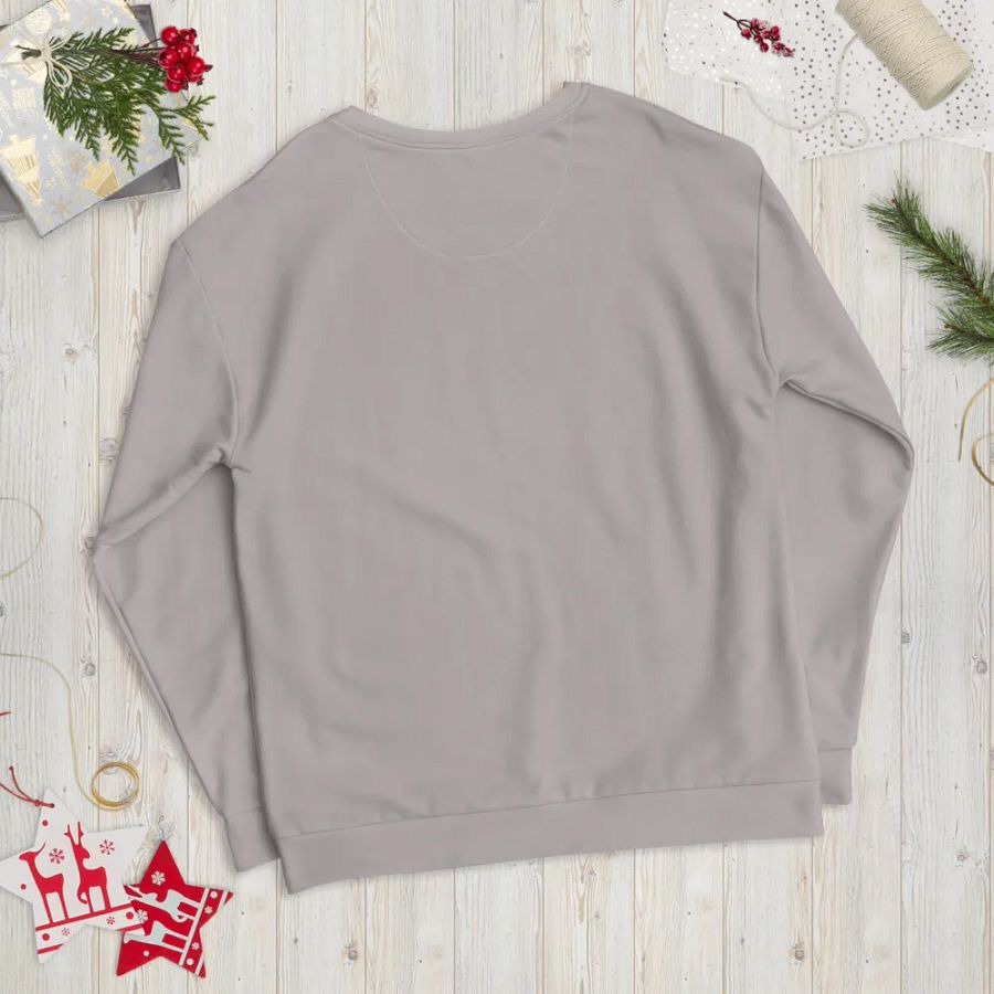 Plain Gray True Summer Unisex Recycled Polyester Heavyweight Premium Sweatshirt by Treasure Pie product image (12)