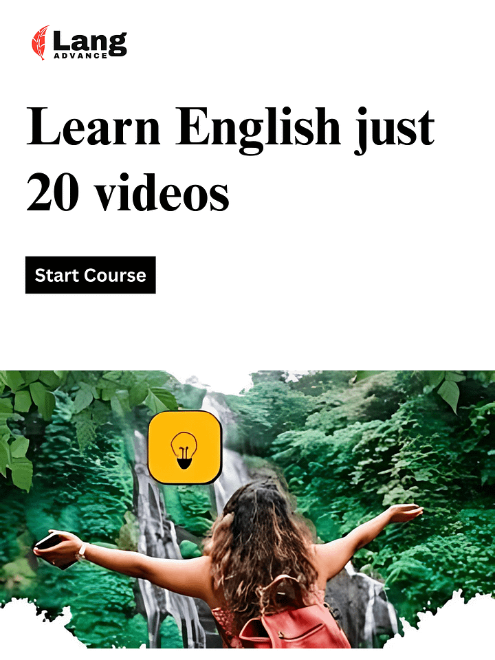 From Intermediate to Native Learn English In just 20 videos product image (1)