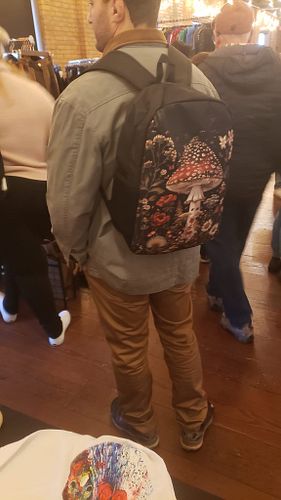 Vintage Market is busy.  Live when someone wears my stuff.