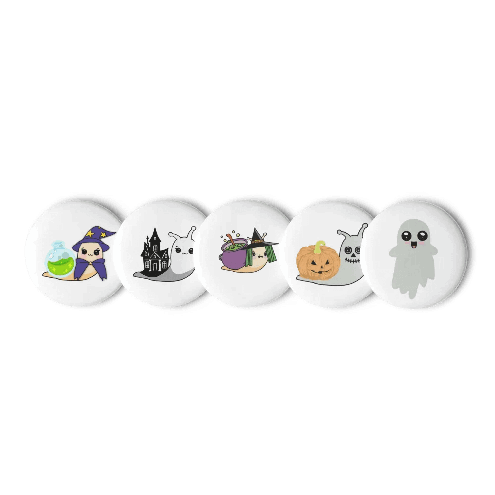 Spooky Snail Enamel Pin Set product image (4)