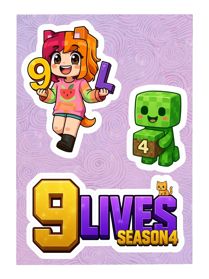9LS4 Liivya Sticker Sheet product image (1)