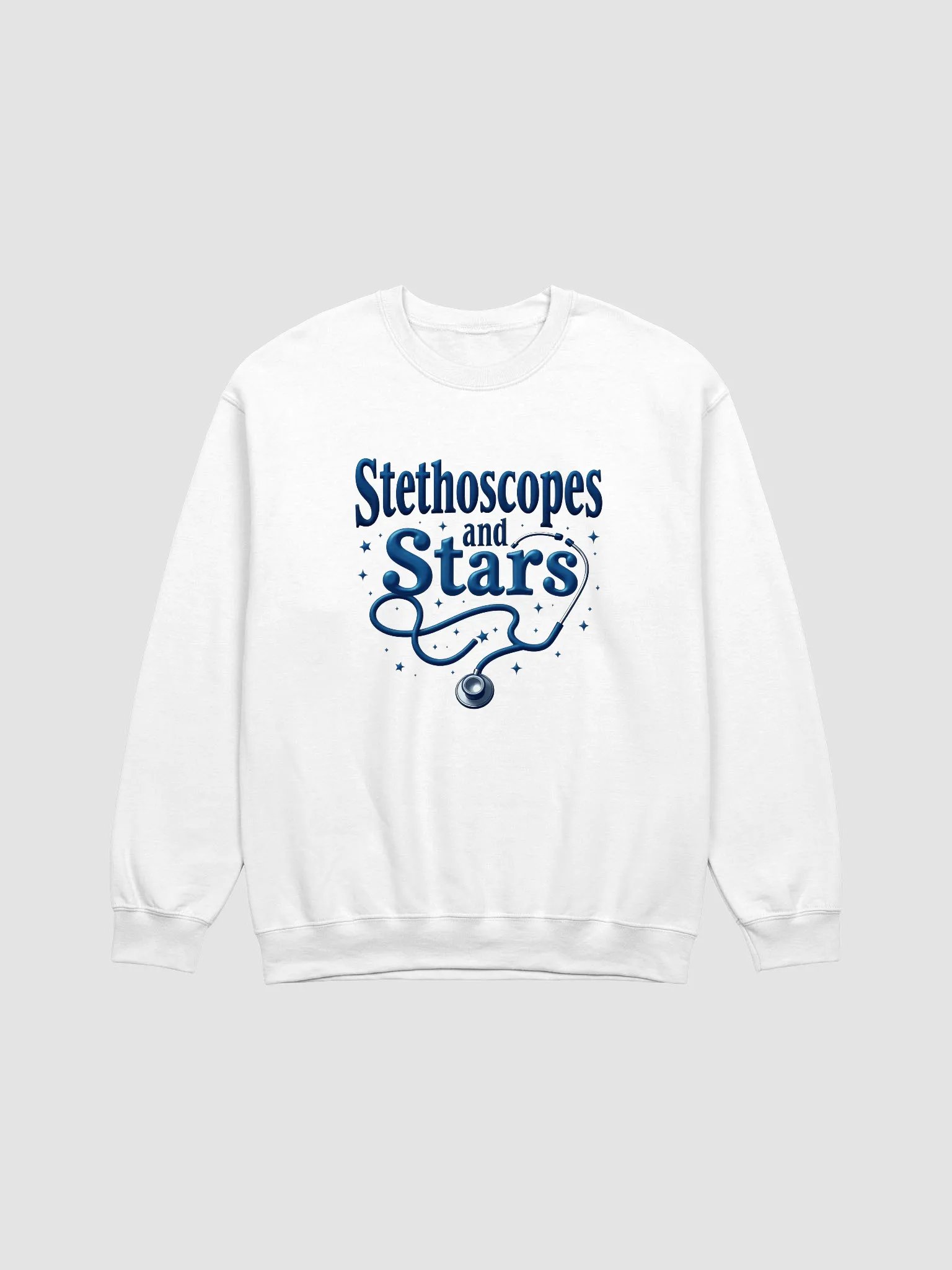 Stethoscopes and Stars Crewneck Sweatshirt product image (4)