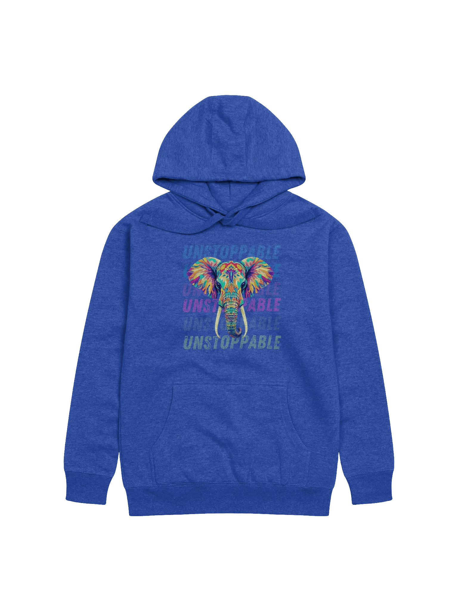 Unstoppable Front Elephant Graphic Hoodie product image (1)