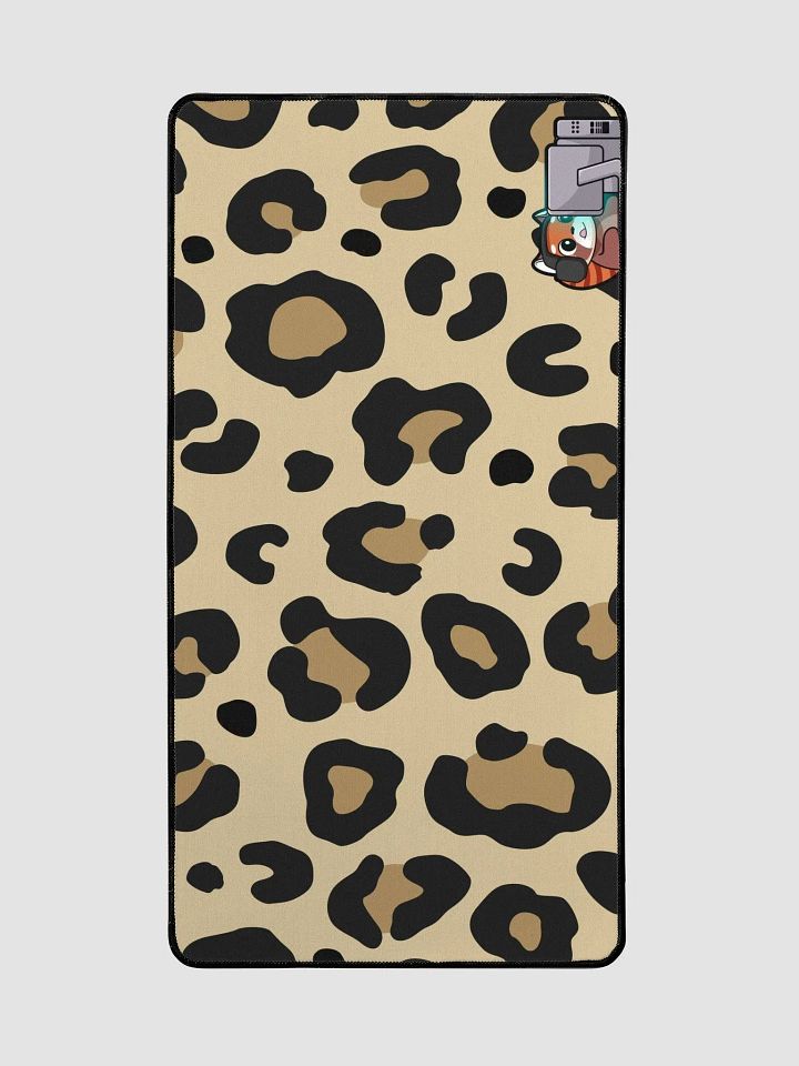Gaming Bear Desk Mat (Leopard Print) - 15.5" x 31.5" product image (2)