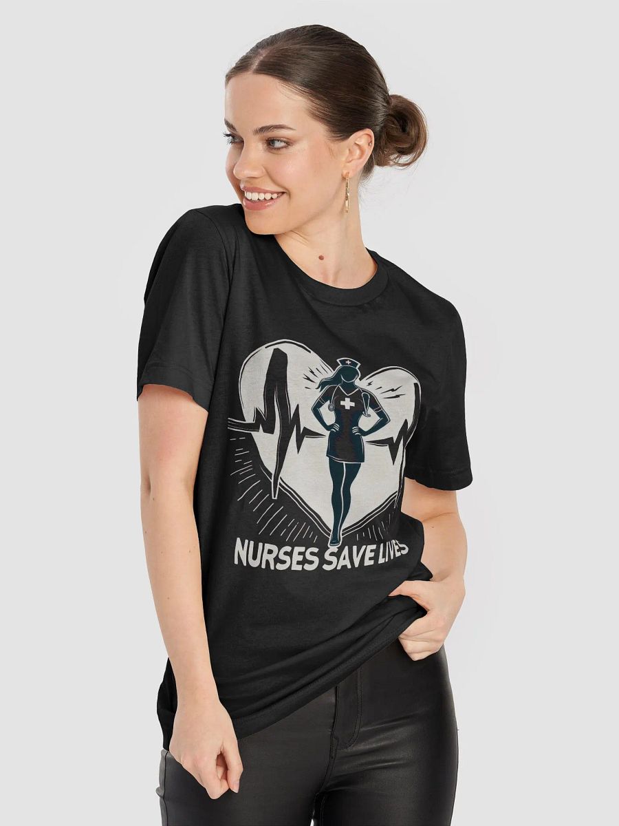 Heartbeat Hero Nurse T-Shirt product image (79)