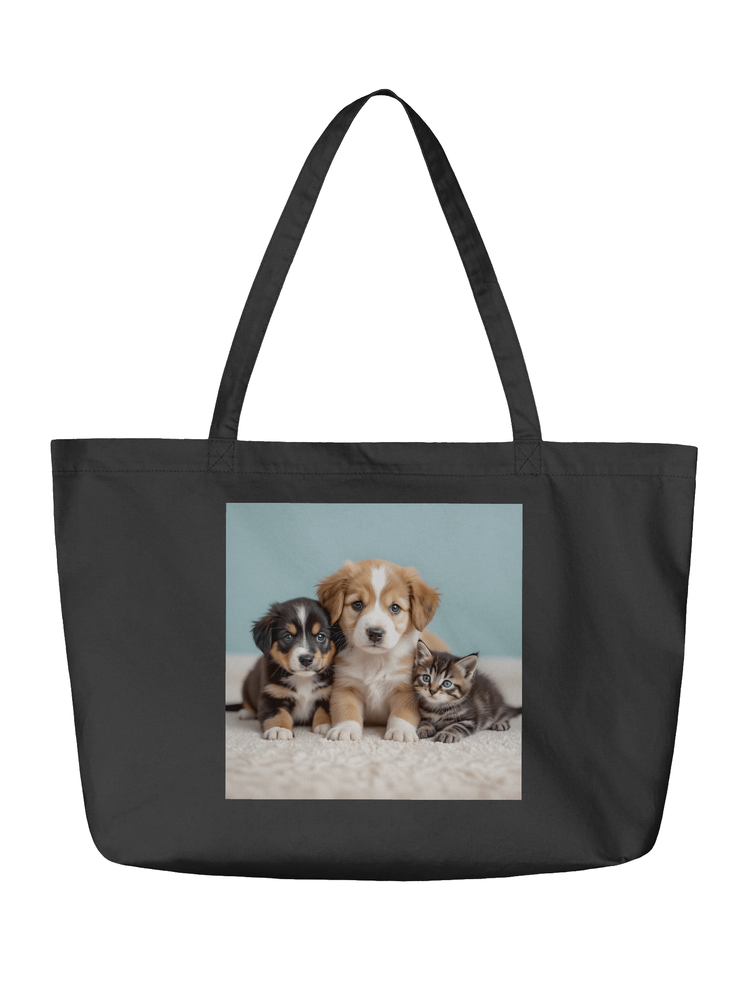 Paws and Purrs Organic Tote Bag product image (2)