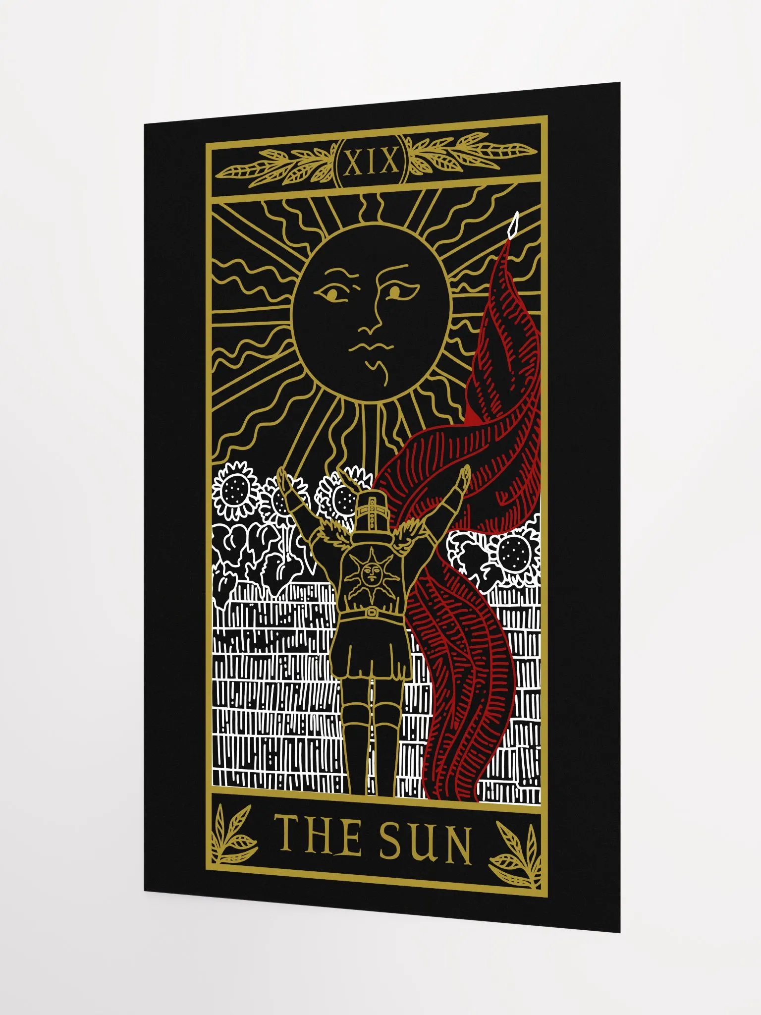 Praise The Sun Tarot Card 12x18 Print product image (3)