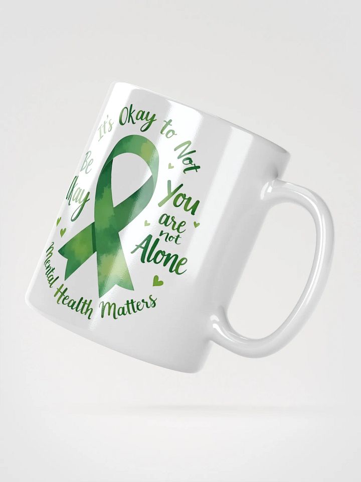 Green Ribbon Mug: A Heartfelt Symbol of Mental Health Awareness and Hope product image (2)