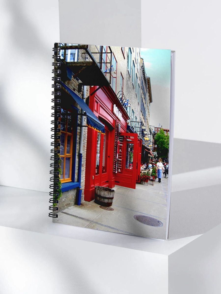 Cafe Stroll Sunday Spiral Notebook product image (4)