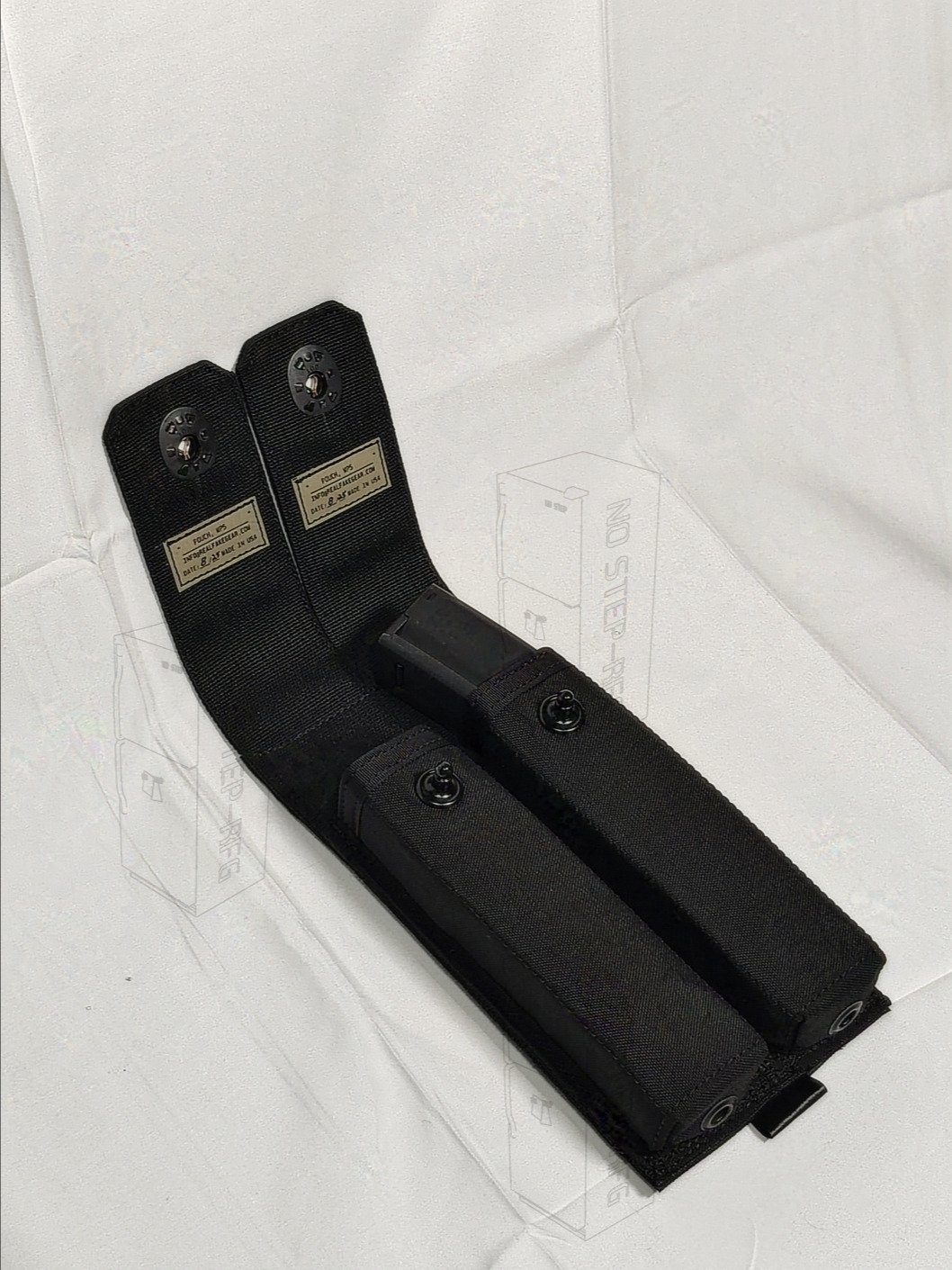 *Made to order* Double MP5 Pouch, Black product image (7)