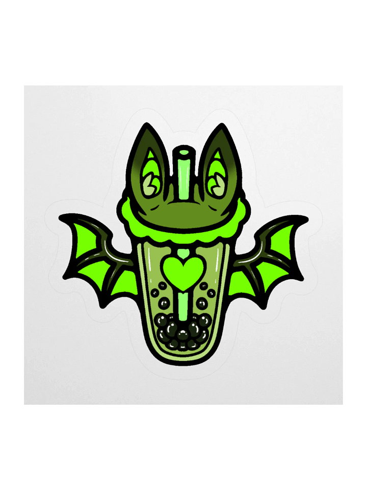 MatchaEXE Green Bobat Sticker product image (1)