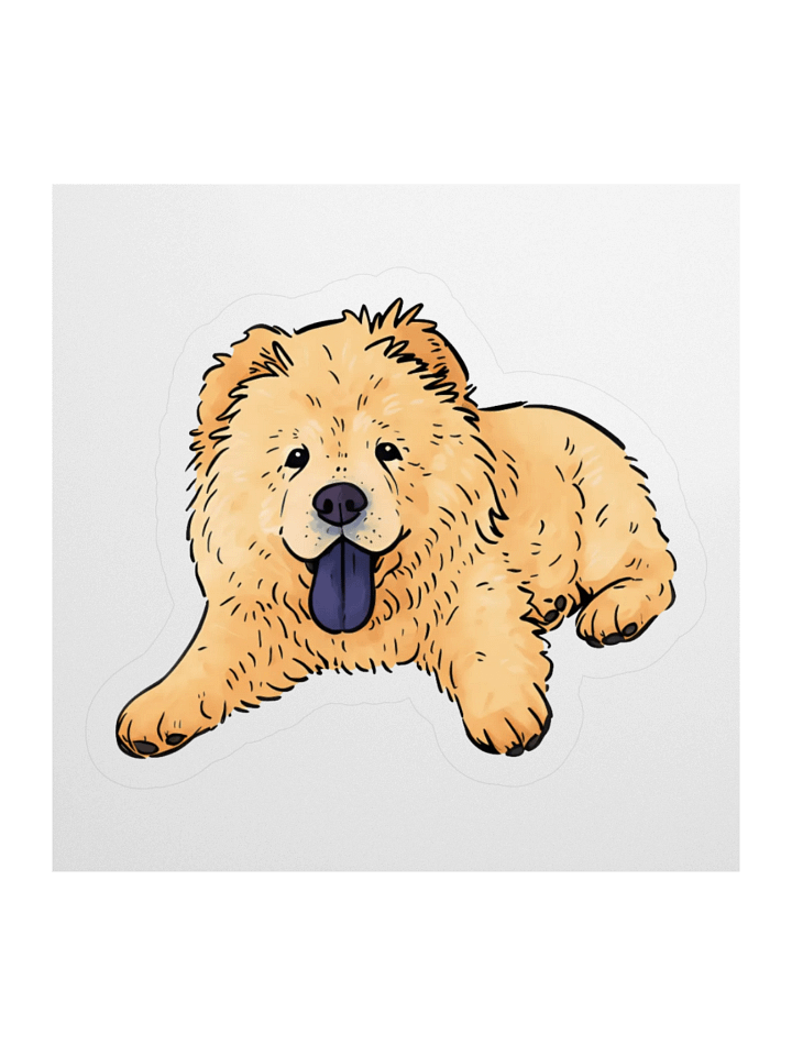 Fluffy Pie Tongue Out Sticker product image (3)