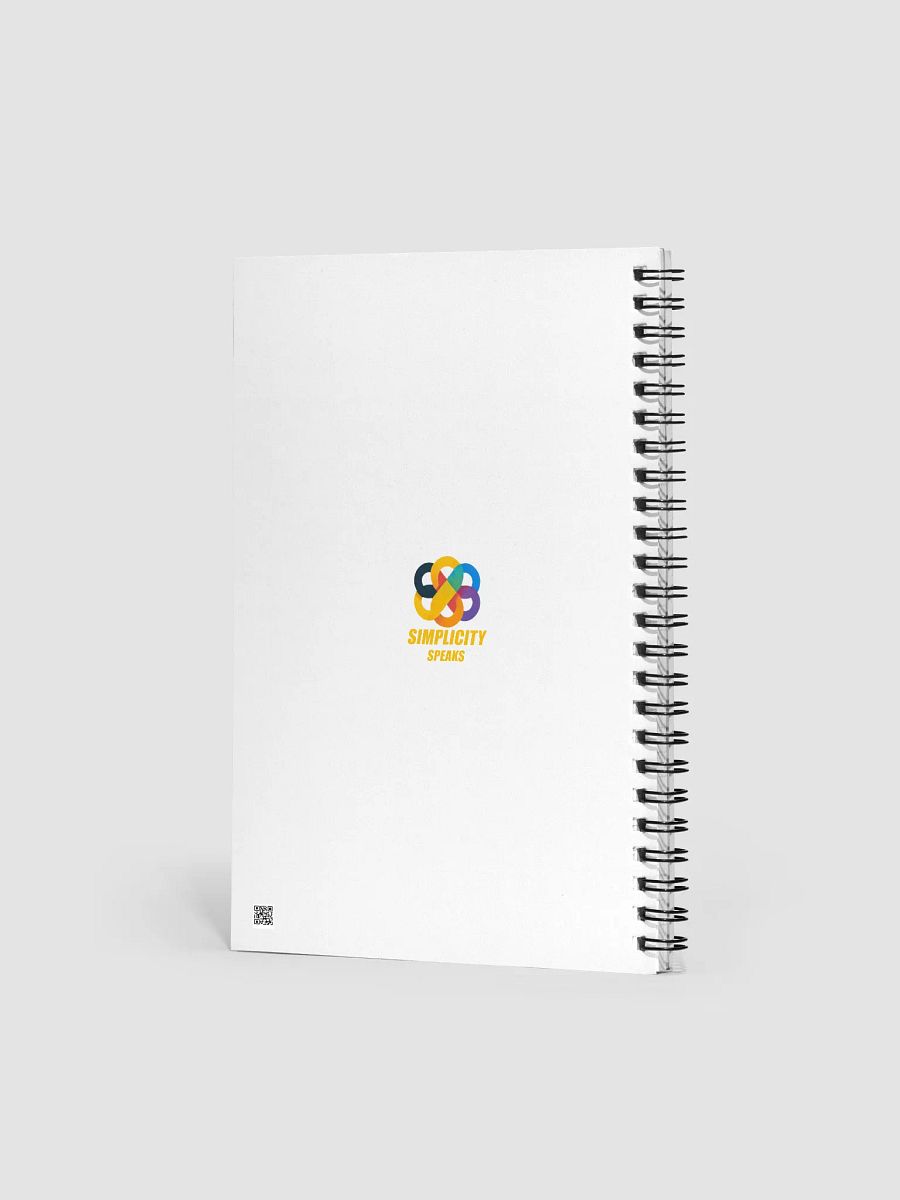 Simplicity Speaks Spiral Notebook product image (2)