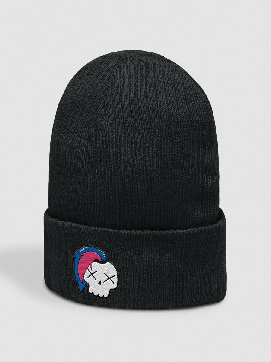 Hybrid Skull Ribbed Beanie product image (3)