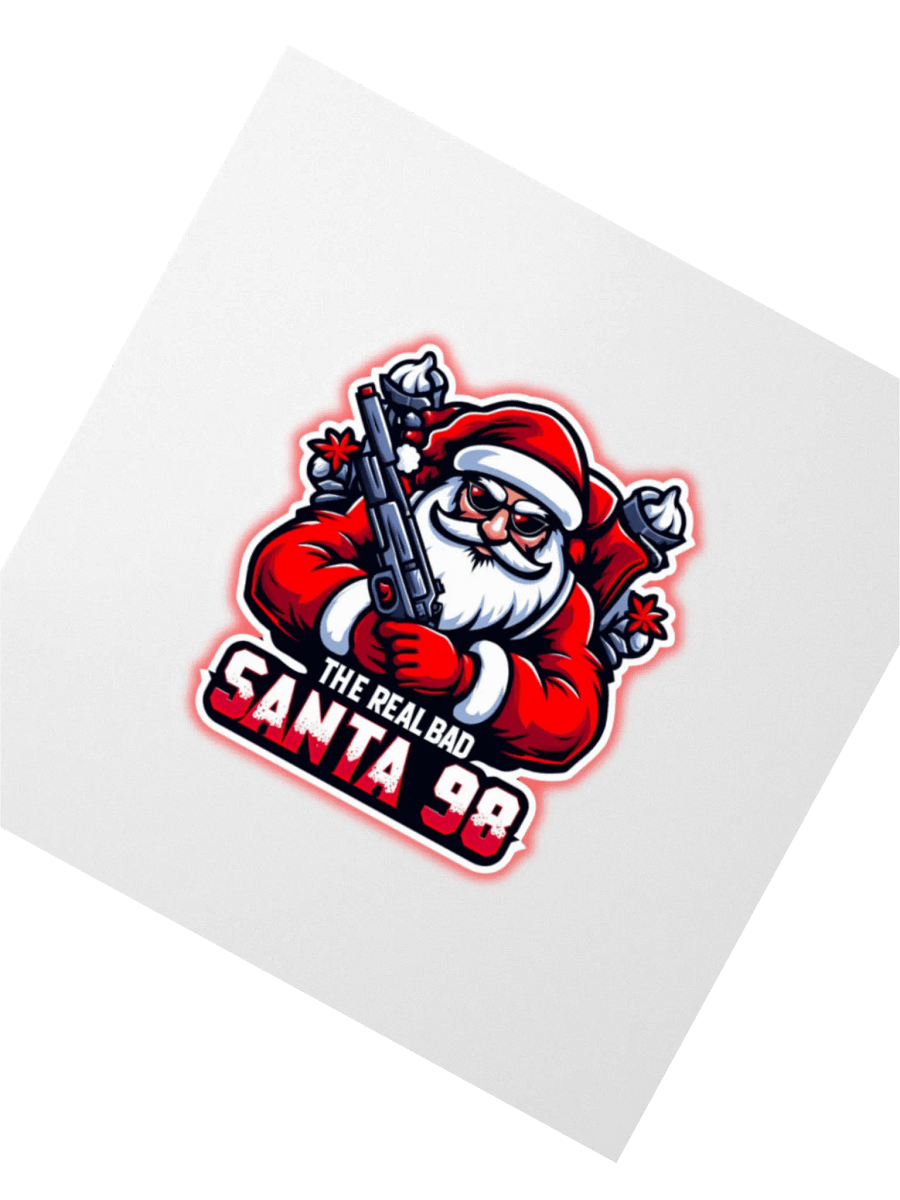 badsanta sticker product image (2)