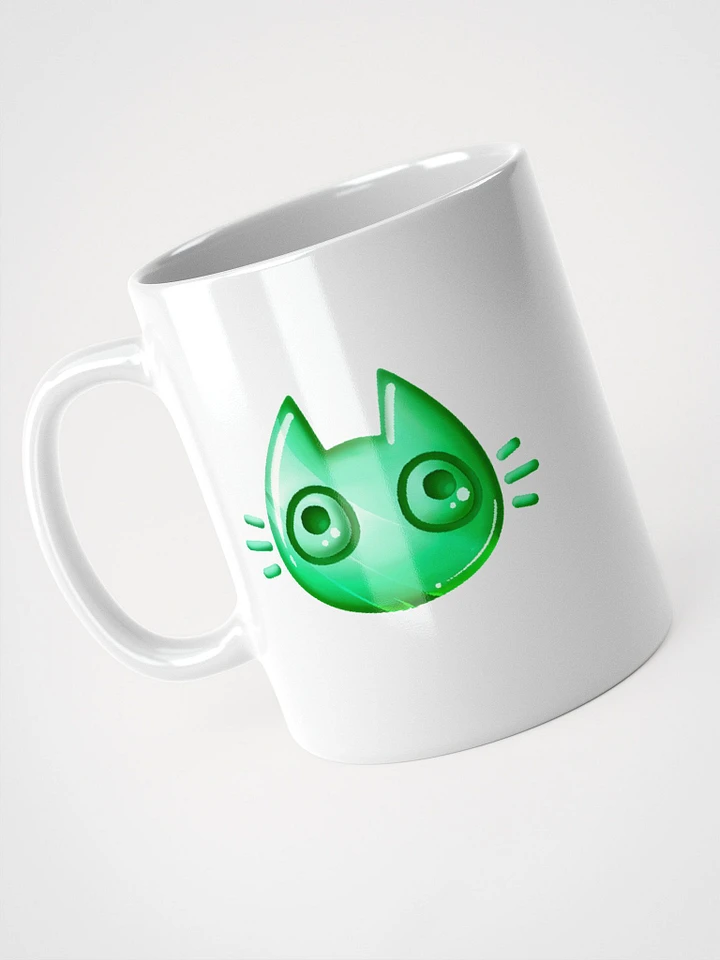 Green Cat Face Mug product image (1)