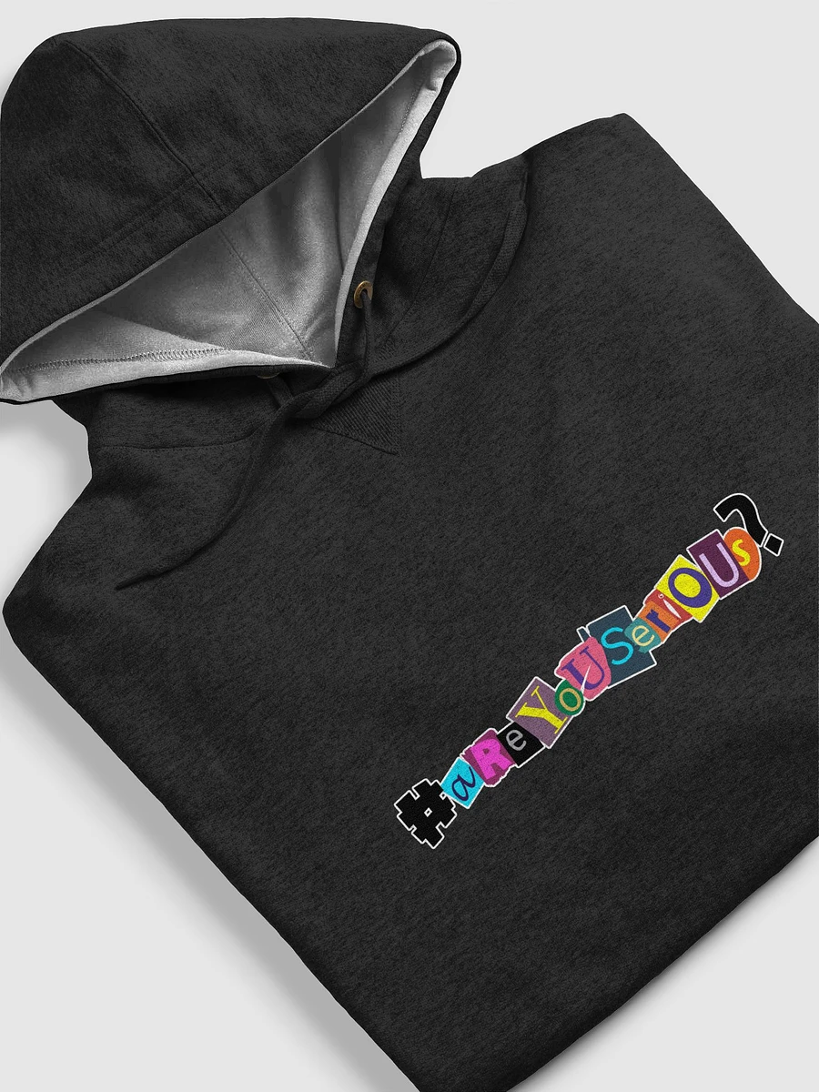 #areyouserious? Unisex Champion Hoodie product image (4)