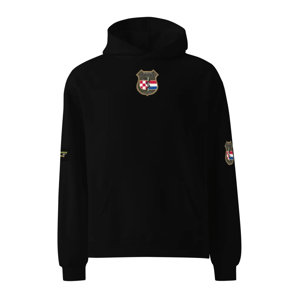 CRNE MAMBE Shield Emblem Oversized Hoodie product image (14)