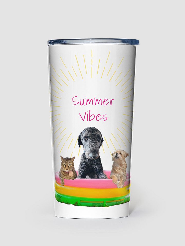 Summer Vibes Furry Co-Hosts Tumbler product image (1)