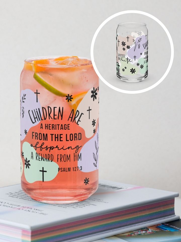 Godmother proposal gift with Bible verse with lid and straw product image (1)