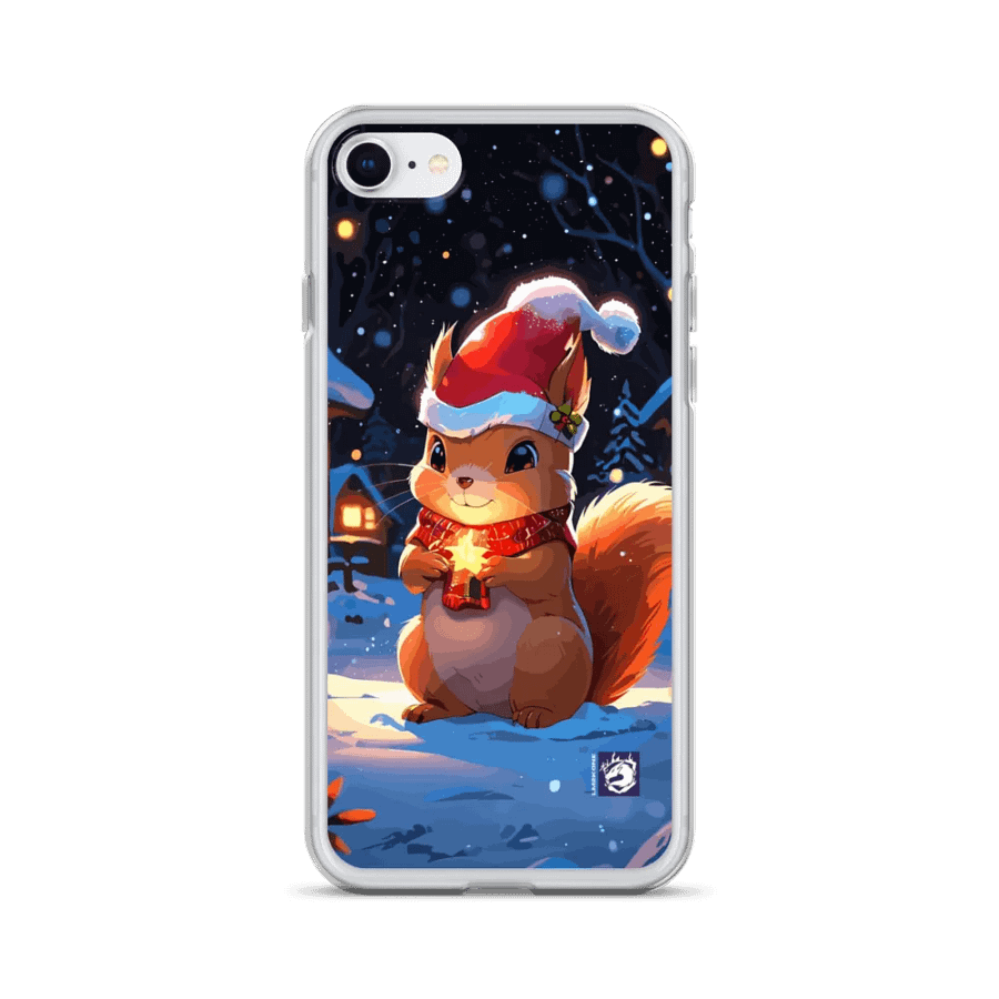 Santa Squirrel iPhone Clear Case product image (24)