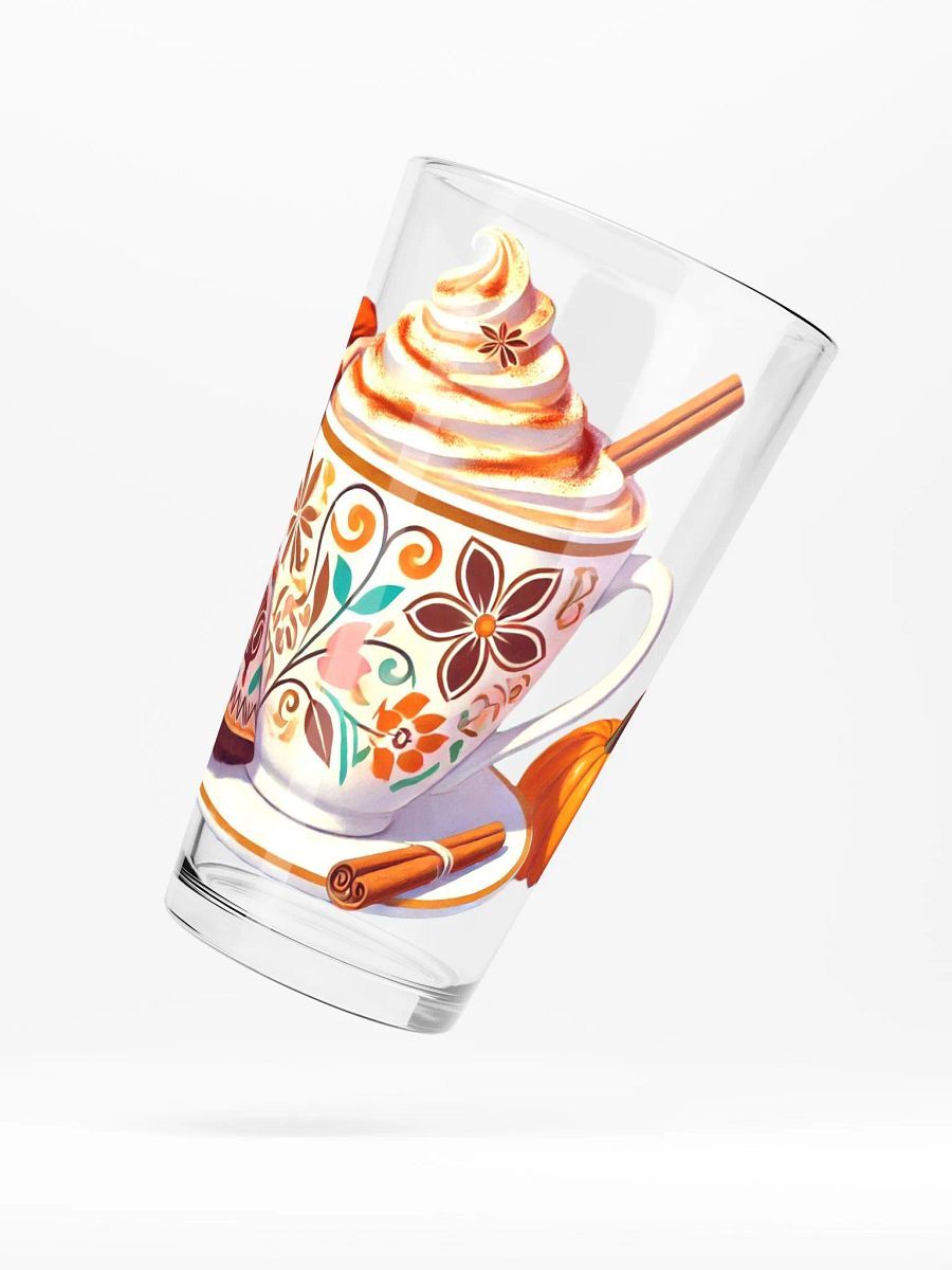 Caramel Latte Lady 16 oz Pint Glass product image (6)