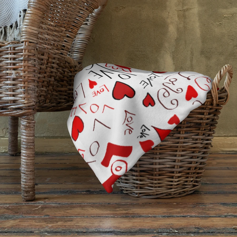 Love and Hearts Throw Blanket product image (11)