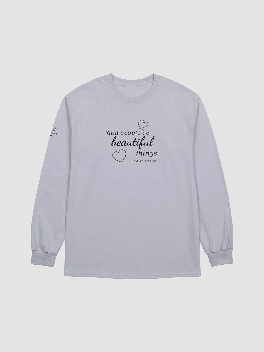 Kind people...LONG SLEEVE - Black text product image (1)