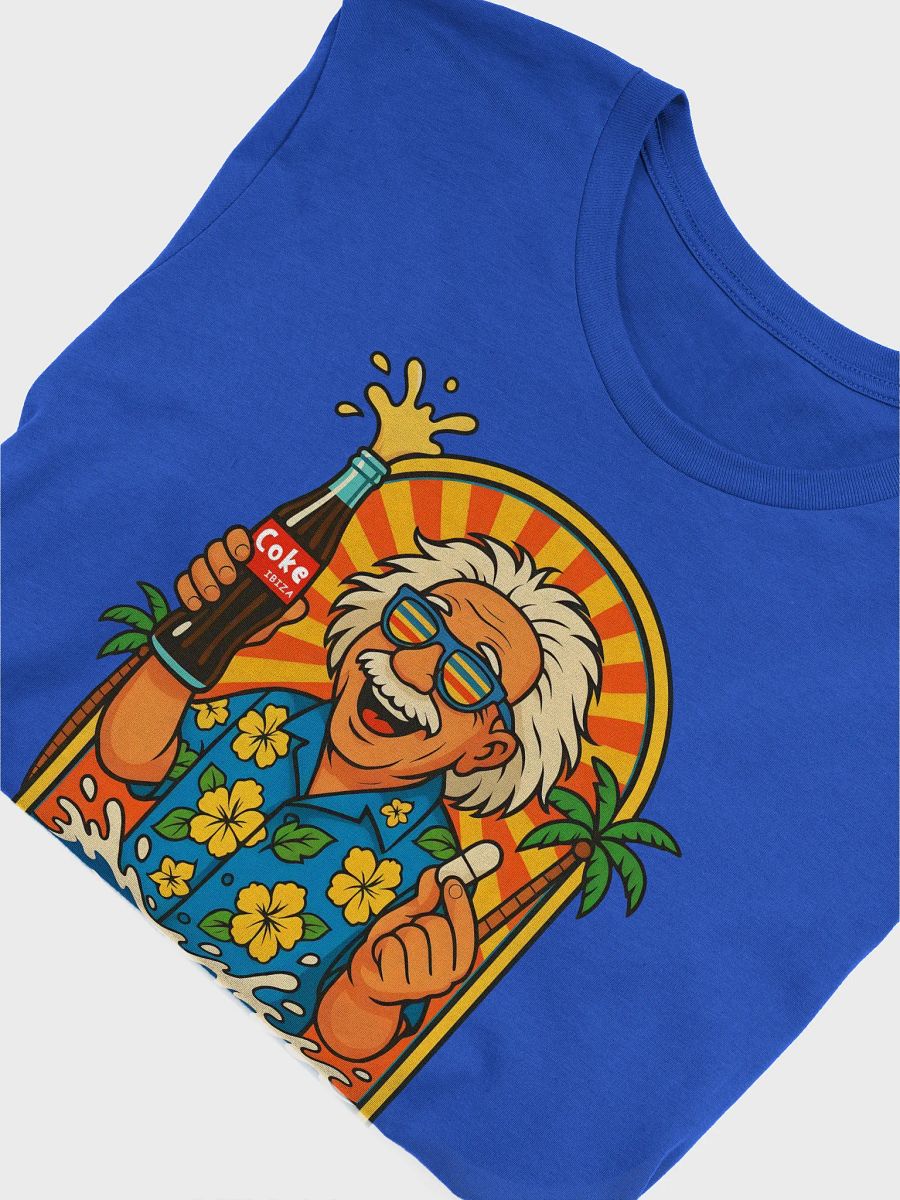 Einstein Pill / Mentos Ibiza Party Tee - Funny Pun Meme T-Shirt product image (4)