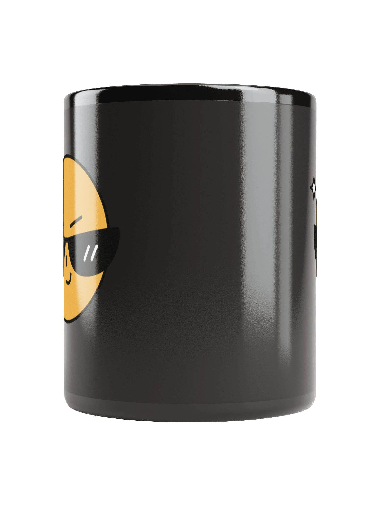 Cool Emoji with Sunglasses Black Coffee Mug product image (6)