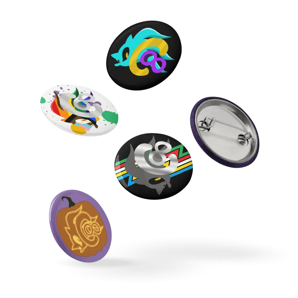 Logos 5 Pin Button Set product image (5)