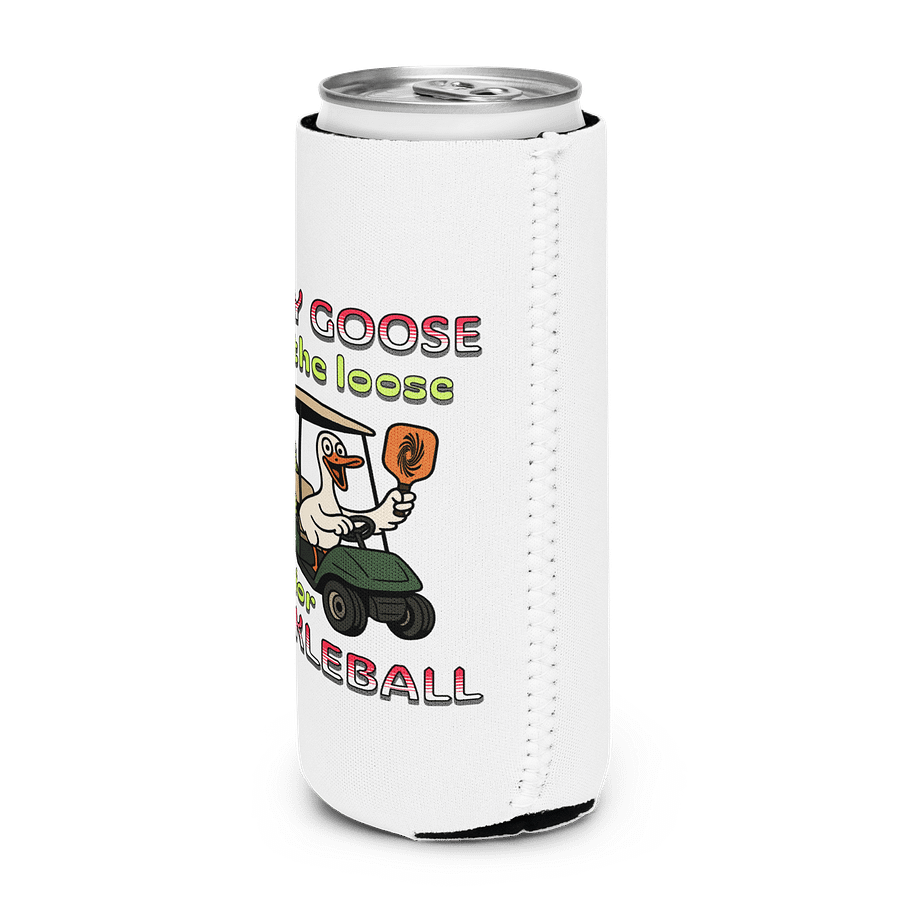 Silly Goose On The Loose Late For Pickleball Can Cooler product image (2)