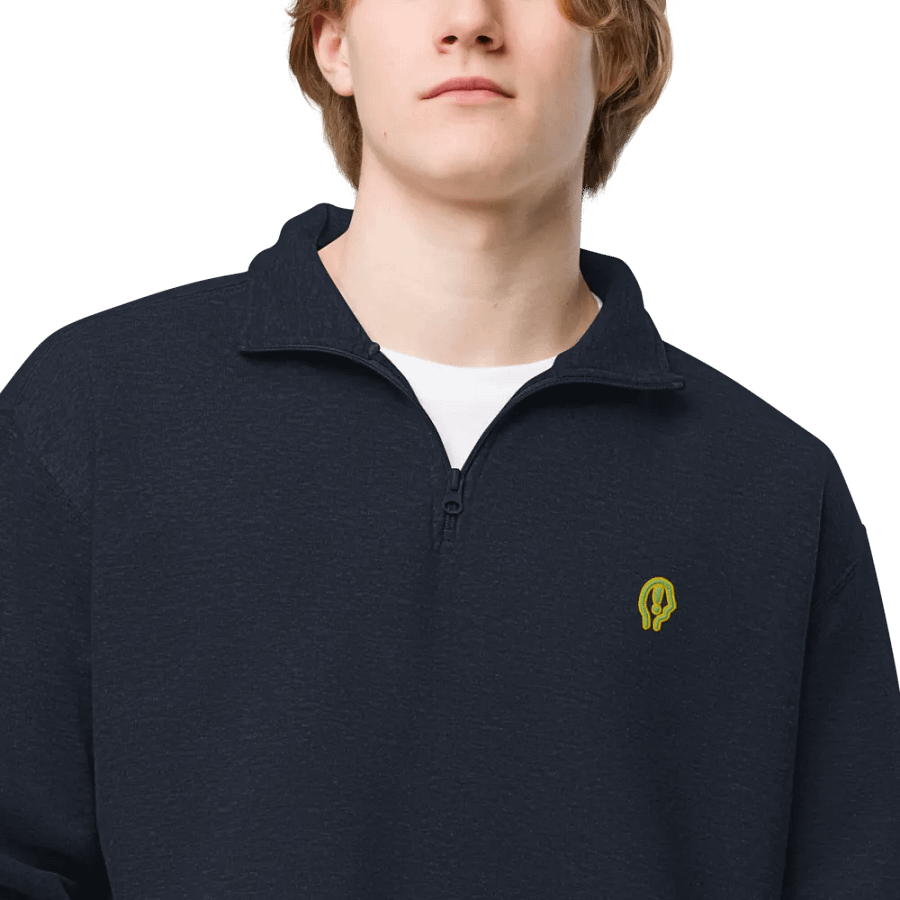 EXCLAIMING MENTALLY (spring design) embroidered quarter zip product image (15)