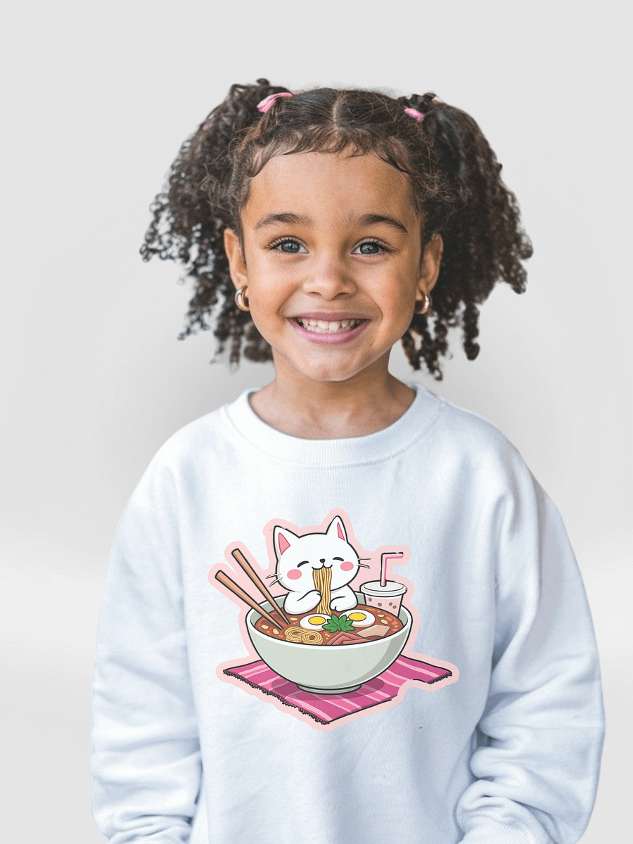Just a Girl who Loves Ramen Boba and the Beach Youth Sweatshirt product image (2)